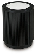 Grayman Black End Table (Online Special Price) - Ornate Home
