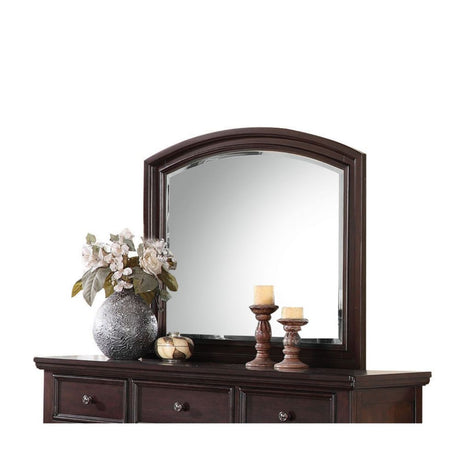 Grayson Dark Walnut Mirror - Ornate Home