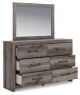 Graystorm Brown Gray Dresser & Mirror - Ornate Home