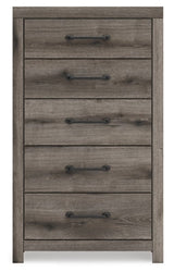 Graystorm Brown Gray Five Drawer Chest (Online Special Price) - Ornate Home