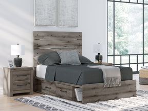 Graystorm Brown Gray Full Panel Youth Bed w/Storage (Online Special Price) - Ornate Home