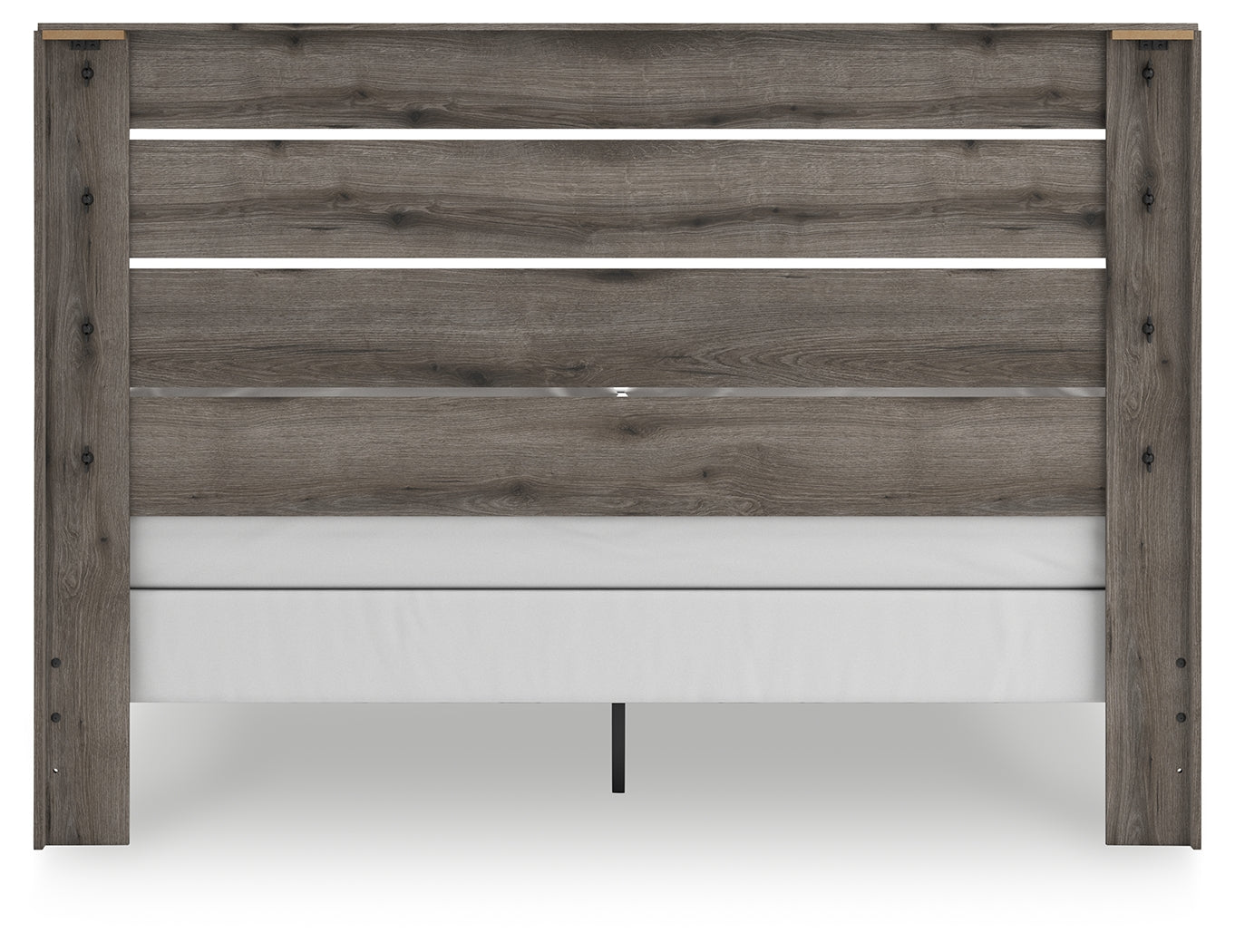 Graystorm Brown Gray King Panel Bed (Online Special Price) - Ornate Home