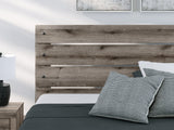 Graystorm Brown Gray King Panel Bed (Online Special Price) - Ornate Home