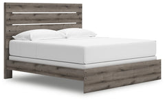 Graystorm Brown Gray King Panel Bed - Ornate Home