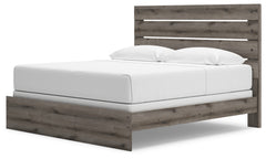 Graystorm Brown Gray King Panel Bed - Ornate Home