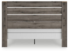 Graystorm Brown Gray King Panel Bed - Ornate Home