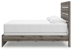 Graystorm Brown Gray King Panel Bed - Ornate Home