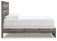 Graystorm Brown Gray King Panel Bed - Ornate Home