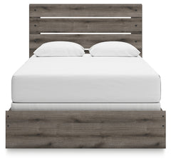 Graystorm Brown Gray Queen Panel Bed - Ornate Home