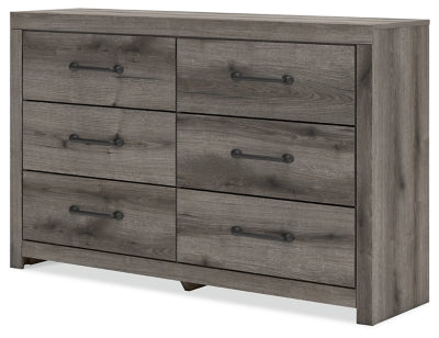 Graystorm Brown Gray Six Drawer Dresser - Ornate Home