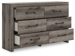 Graystorm Brown Gray Six Drawer Dresser - Ornate Home