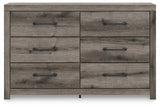 Graystorm Brown Gray Six Drawer Dresser - Ornate Home