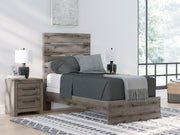 Graystorm Brown Gray Twin Panel Youth Bed - Ornate Home