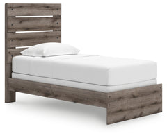 Graystorm Brown Gray Twin Panel Youth Bed - Ornate Home