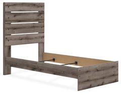 Graystorm Brown Gray Twin Panel Youth Bed - Ornate Home