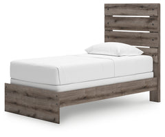 Graystorm Brown Gray Twin Panel Youth Bed - Ornate Home
