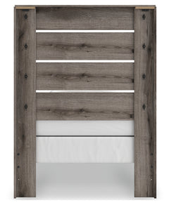 Graystorm Brown Gray Twin Panel Youth Bed - Ornate Home