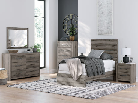 Graystorm Brown Gray Twin Panel Youth Bed - Ornate Home