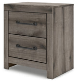 Graystorm Brown Gray Two Drawer Nightstand - Ornate Home