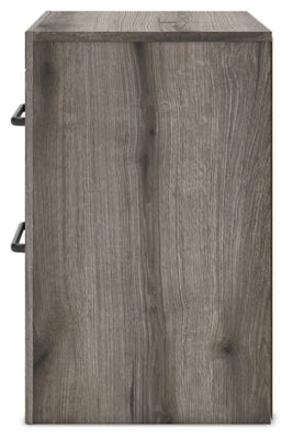 Graystorm Brown Gray Two Drawer Nightstand - Ornate Home