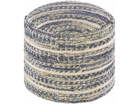 Grayville 18" Jute Pouf - Ornate Home
