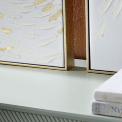 Great Escape White/Gold Canvas - Ornate Home