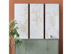 Great Escape White/Gold Canvas - Ornate Home