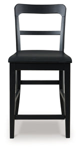 Greddinton Black Barstool (Set of 2) (Online Special Price) - Ornate Home