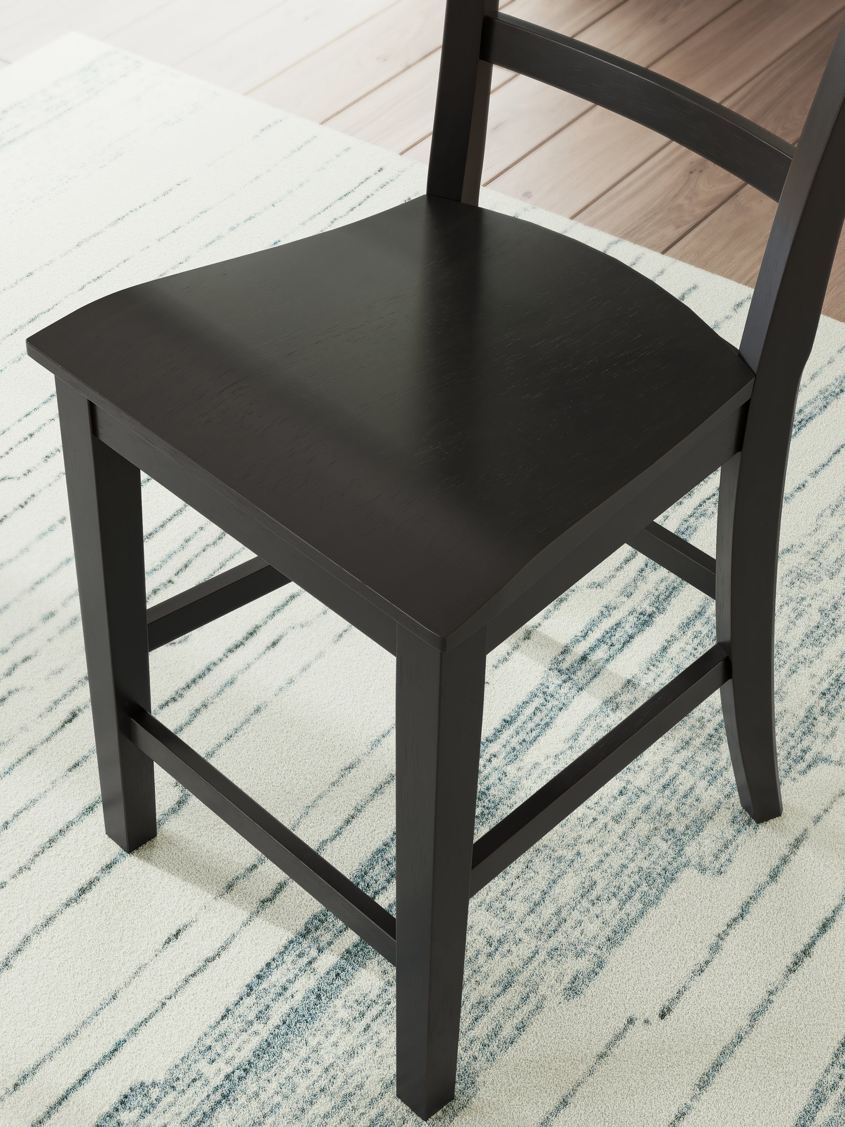 Greddinton Black/Brown Counter Height Dining Table and 6 Barstools (Online Special Price) - Ornate Home