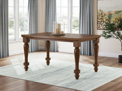 Greddinton Black/Brown Counter Height Dining Table and 6 Barstools - Ornate Home