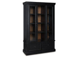 Greddinton Black/Brown Curio (Online Special Price) - Ornate Home