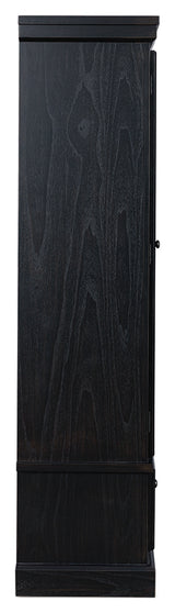 Greddinton Black/Brown Curio - Ornate Home