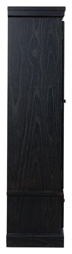 Greddinton Black/Brown Curio - Ornate Home
