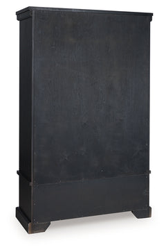 Greddinton Black/Brown Curio - Ornate Home