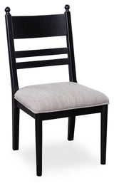 Greddinton Black/Brown Dining Table and 4 Chairs (Online Special Price) - Ornate Home