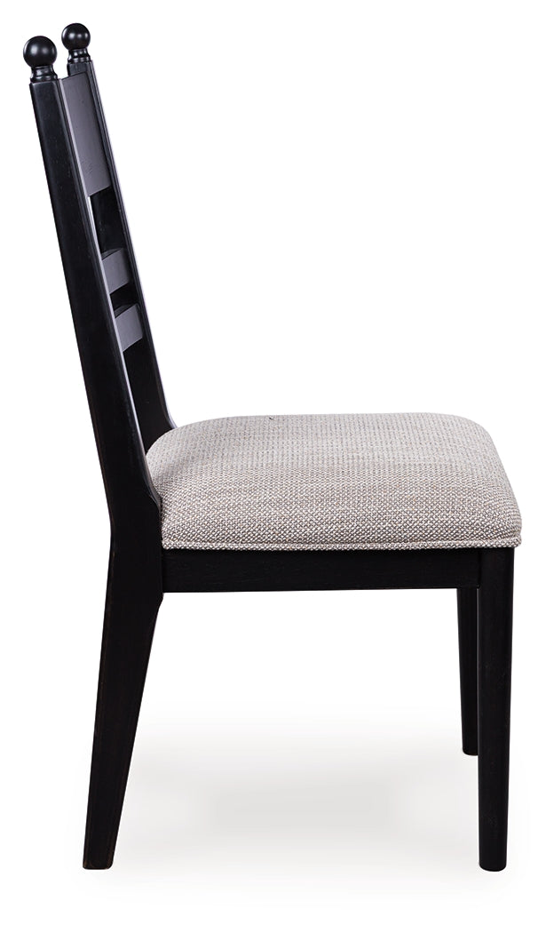 Greddinton Black/Brown Dining Table and 4 Chairs (Online Special Price) - Ornate Home
