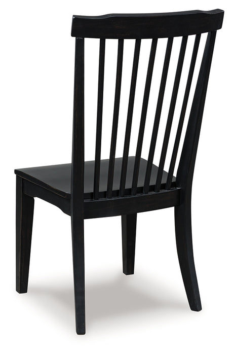 Greddinton Black Dining Chair (Set of 2) - Ornate Home
