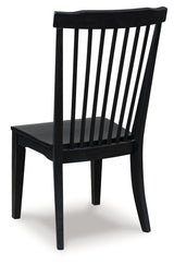 Greddinton Black Dining Room Side Chair (Set of 2) (Online Special Price) - Ornate Home