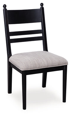 Greddinton Black Dining UPH Side Chair (Set of 2) - Ornate Home