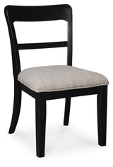 Greddinton Black Dining Upholstered Side Chair (Set of 2) - Ornate Home