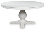 Greddinton Black/White Dining Table and 6 Chairs - Ornate Home