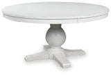 Greddinton Black/White Dining Table and 6 Chairs - Ornate Home