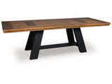 Greddinton Brown/Black Dining Extension Table (Online Special Price) - Ornate Home