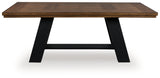 Greddinton Brown/Black Dining Extension Table (Online Special Price) - Ornate Home