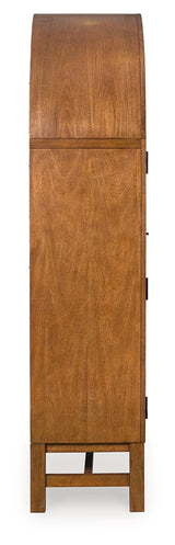 Greddinton Brown/Black Display Cabinet (Online Special Price) - Ornate Home