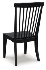 Greddinton Brown/Black Extension Dining Table and 4 Chairs (Online Special Price) - Ornate Home