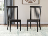 Greddinton Brown/Black Extension Dining Table and 4 Chairs (Online Special Price) - Ornate Home