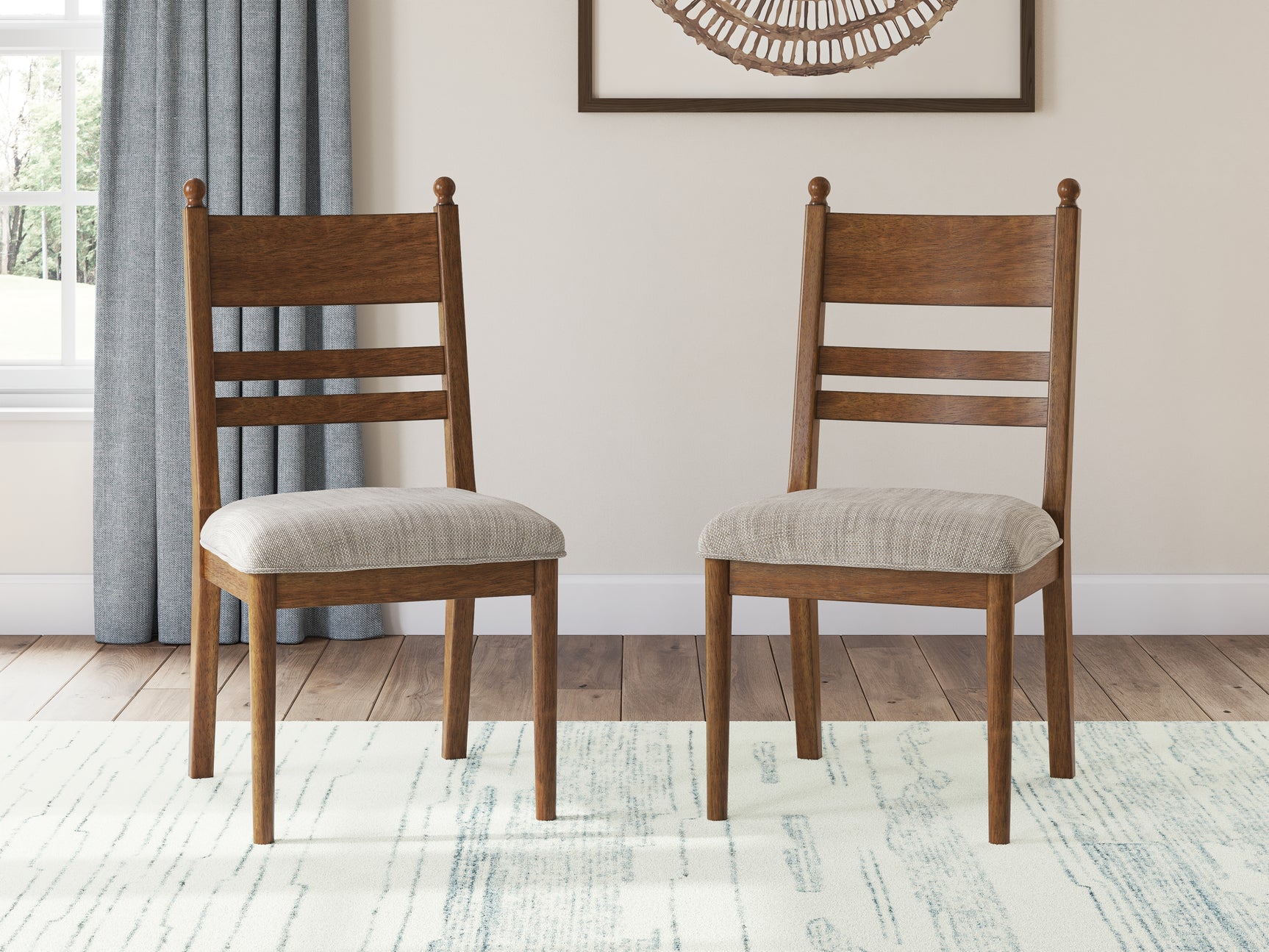 Greddinton Brown/Black Extension Dining Table and 4 Chairs (Online Special Price) - Ornate Home