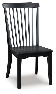 Greddinton Brown/Black Extension Dining Table and 4 Chairs - Ornate Home