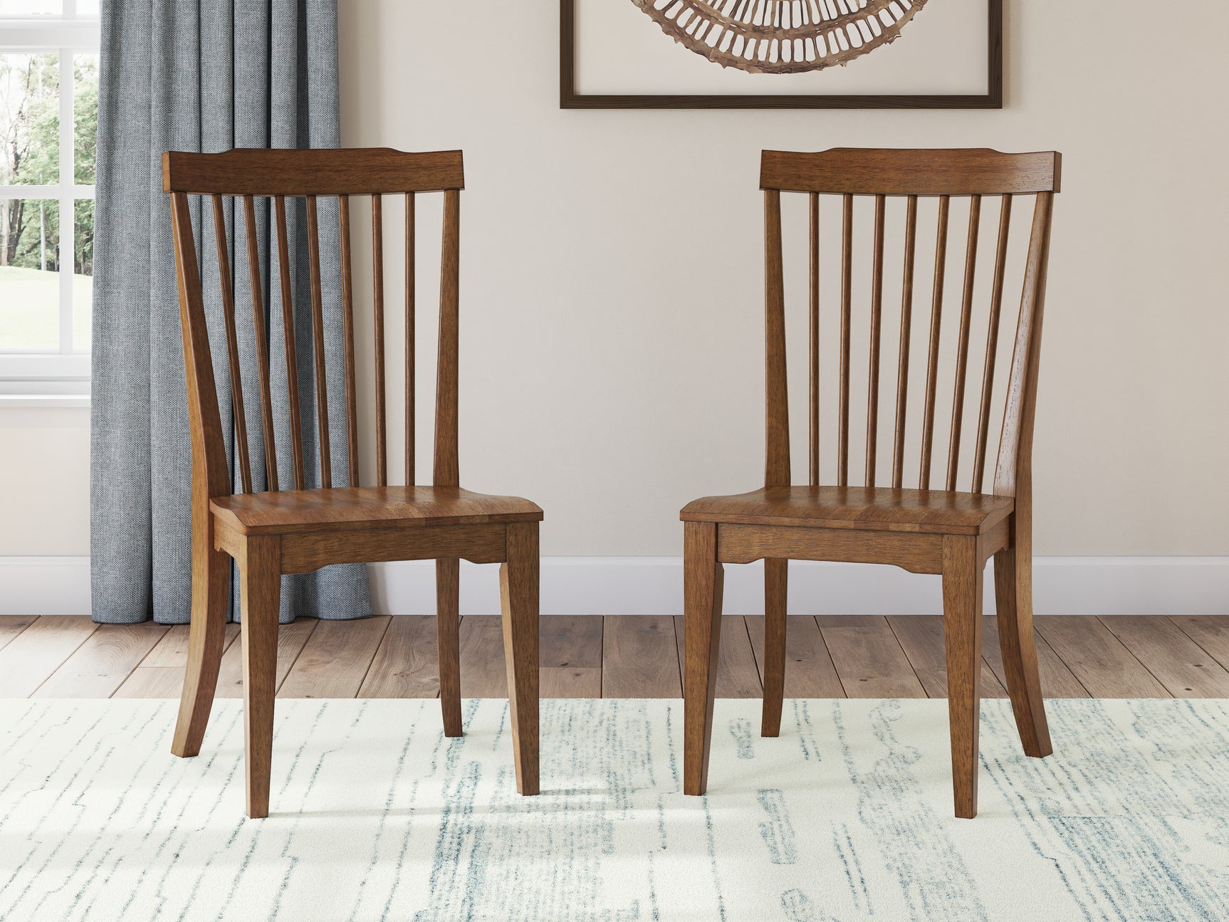 Greddinton Brown Dining Table and 6 Chairs - Ornate Home